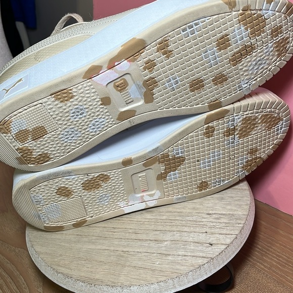 PUMA Carina Street Better Platform Sneakers Cream & White Casual Comfy Leather - Picture 15 of 15